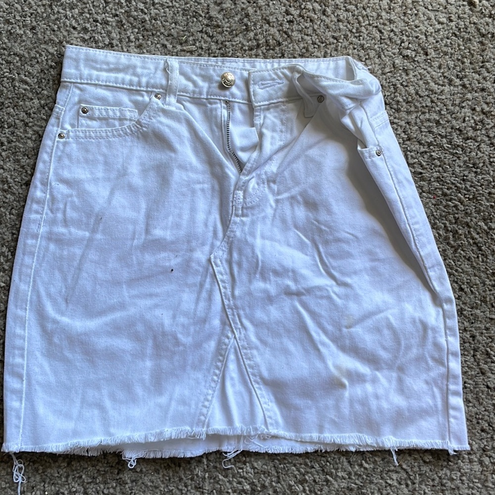 White Denim Co Denim Skirt